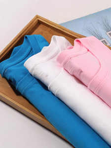 Bangladesh China Factory Price Custom Logo Embroidery OEM 200G Solid Color Crew <b>Neck</b> Short Sleeve Casual Summer Mens T Shirt - Product Image 4