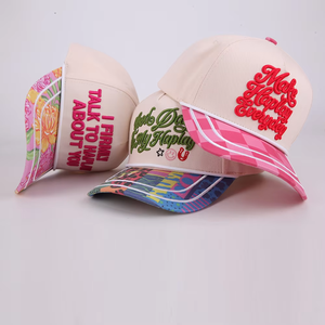 Embroidered Snapback Cap Unisex Adult 6-Panel Leopard Print Street Style <b>Hat</b> Adjustable Fit Spring <b>Summer</b> Casual - Product Image 3