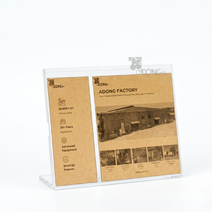 Expositor de Acrílico Transparente de Lujo para Mostrador, Soporte de Exhibición, Fábrica OEM de Vietnam ADONG A87 - Product Image 5