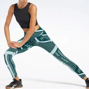 Leggings de yoga taille haute pour femme Econex Sports, couleur unie, avec poches, sans coutures, extensibles dans quatre directions, respirants, à enfiler - Product Image 4