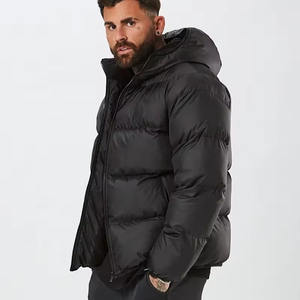 Vestes matelassées chaudes imperméables pour hommes, nouvelle arrivée 2024, logo brodé personnalisé, pour l'extérieur, hiver - Product Image 4