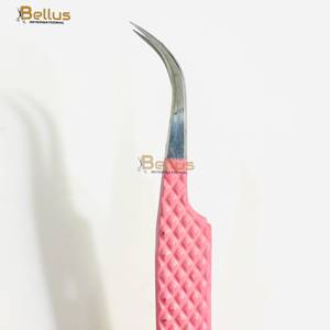 Pinzas para Cejas y Pestañas Bellus International, de Acero Inoxidable Japonés, Punta Suave, Duraderas, Agarre Firme, 0.03-0.10mm, para Pestañas de Volumen - Product Image 5