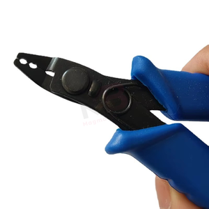 Pinzas Profesionales para Extensiones de Cabello con Herramientas Multifuncionales Sostenibles para Extensiones de Cabello con Mango Metálico Azul - Product Image 4