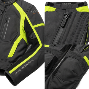 Combinaison de course en cuir pour moto, deux pièces, design et logo personnalisés, pour la sécurité - Product Image 4