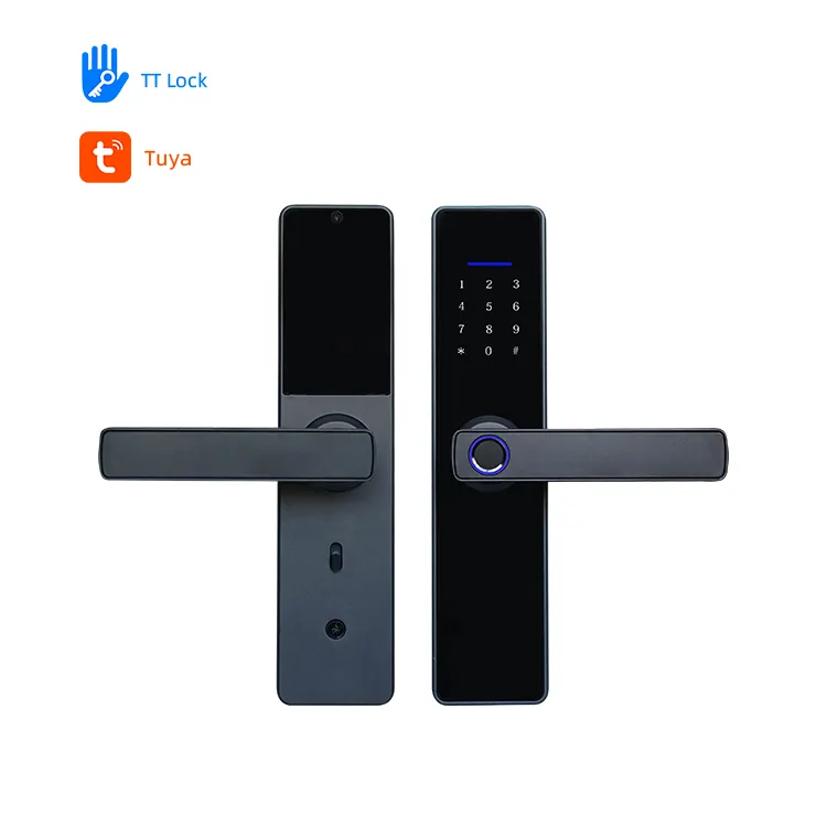 High Security Biometric Fingerprint Smart Lock Electronic Digital Wifi Tuya App Intelligent Door Lock