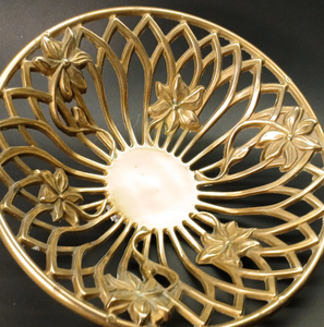 Luxury Hotel Ware Catering Serving Customized Design Aluminium metalFruits Bowl Hand Curved Decorative <b>Large</b> Fruit Server Bowl - Product Image 5