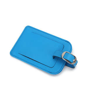 Vente flash - Nouvelle étiquette à bagages en cuir tanné végétal italien avec logo personnalisé de designer - Product Image 6