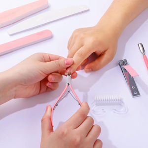 High Quality Durable Stainless Steel Manicure Pedicure Set Finish Cuticle Remover Clippers Nail Pusher Scraper Cutter for Home - Product Image 4