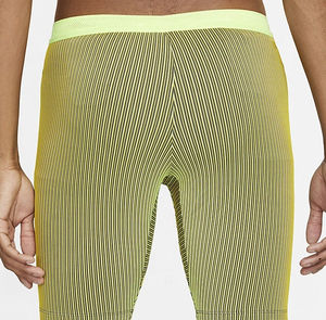 New Design Men's Sporty Solid Mid Elastic Waist Compression <b>Short</b> <b>Quick</b> <b>Dry</b> Spandex Polyester Athletic Workout Gym <b>Shorts</b> - Product Image 2