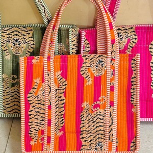 Bolso de Mano Mini 100% Algodón Orgánico, Bolso de Playa de Tela de Rizo, Bolso Tote Personalizado de Tela de Rizo para Mujer - Product Image 5