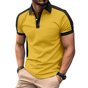 Camiseta Polo Personalizada para Hombre, Negra, de Algodón, Deportiva, Formal, de Negocios, Tallas Grandes, de Secado Rápido - Product Image 5