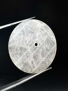 Cadran en quartz rose naturel, taille 31,50 mm, disque rond plat, épaisseur 1,50 mm, cadran de montre - Product Image 2