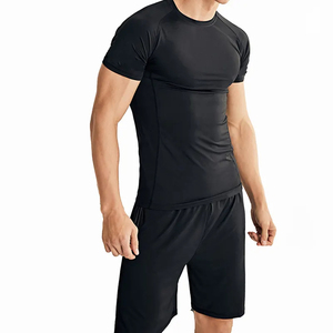 Ensemble de survêtement de compression athlétique pour hommes, idéal pour la gym, la course à pied et l'entraînement, séchage rapide, anti-transpiration, léger - Product Image 6