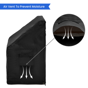 <b>High</b> Quality UV Resistant <b>High</b> <b>Back</b> Patio Dining <b>Chair</b> Custom <b>Covers</b> Waterproof 420D / 600D Polyester Oxford Fast Sampling - Product Image 6