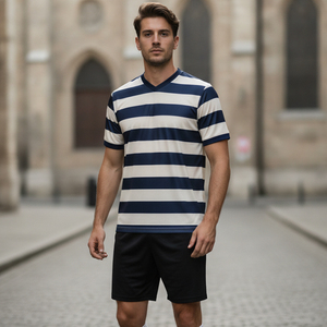 Tenue de football sublimée professionnelle, maillot d'équipe de football durable, logo personnalisé, kit de match, uniformes de football respirants - Product Image 5