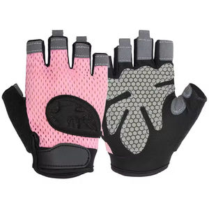 GAF Hot <b>Sale</b> Polyester Non-Slip Lace-up Half Finger Lightweight Palm Protection Sports Outdoor <b>Weight</b> Lifting Unisex Gloves - Product Image 5
