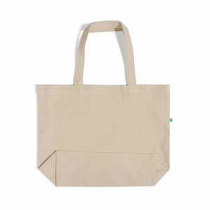 Recycled Cotton Canvas Tote <b>Bag</b> Heavy Duty Foldable <b>Long</b> Custom Print Sustainable Gift Wholesale Promotional Grocery Market - Product Image 2