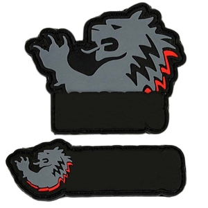 Parche de PVC al por mayor, insignia redonda de goma con gancho y bucle, logotipo personalizado, diseño moldeado en 3D, accesorio decorativo para ropa, personalizado - Product Image 6