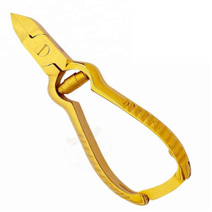 Coupe-ongles professionnel en acier inoxydable avec lame courbée pour les ongles des doigts et des orteils, ouverture large - Product Image 3