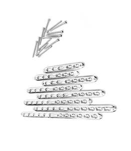 Titanio Veterinario de 2.0 mm para Placas, Implantes Ortopédicos, Lote de 8 Piezas y Tornillos (50 Piezas) - Product Image 1
