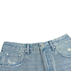 Shorts de Mezclilla al Por Mayor de Fábrica para Hombre, Estilo Jeans Azul Claro de Alta Calidad con Bolsillos, para Exportación - Product Image 2