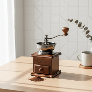 Molinillo de Café de Madera de Primera Calidad 3203036 con Recipiente Metálico - Product Image 5