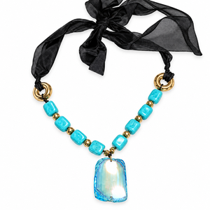 Conjunto de Collar y Pendientes con Dijes de Frutas Coloridas, Dijes Multicolor, Cadena en Tono Plateado, Joyería de Moda al por Mayor - Product Image 6