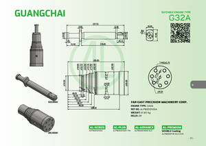 Taiwan tout neuf pour l'assemblage de baril de piston de moteur Diesel marin GUANGCHAI G32A - Product Image 4