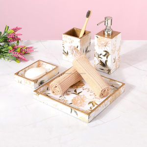 Top vente Style européen Mdf blanc Style moderne meubles de salle de bain armoire de toilette salle de bain vanités ensemble Unique Loock - Product Image 1