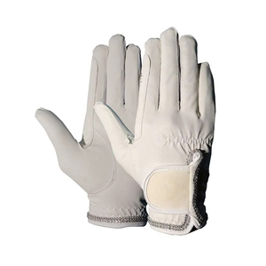Guantes de equitación de cuero sintético, de dedo completo, resistentes al viento y antideslizantes, cómodos, unisex, para deportes de verano, con logo personalizado. - Product Image 1