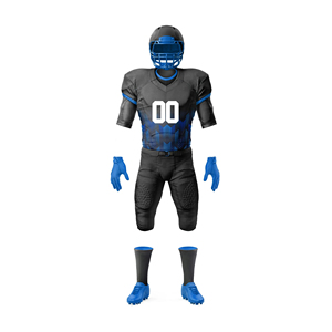 Vêtements de sport personnalisés avec nom et numéro d'équipe, uniforme de football américain / uniforme de football américain en polyester - Product Image 4