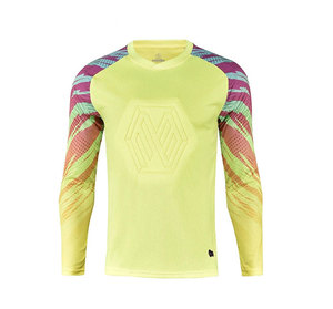Maillots de gardien de but de football pour adultes, personnalisés, 100% polyester, anti-humidité, protection UV, ensemble de survêtement sans manches - Product Image 4