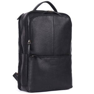 Wholesale Supply Geometric Leather <b>Backpack</b> for Men Durable School College Bag with Large Capacity Laptop Sleeve - Product Image 2