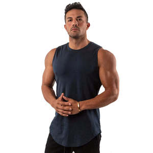 เสื้อกล้ามออกกำลังกายผู้ชายไซส์ใหญ่ คอโอ ระบายอากาศดี เสื้อกีฬาแขนกุด ผ้าถักทอแบบสบายๆ สำหรับเล่นกีฬา - Product Image 3