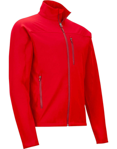 Veste en polaire rouge pour homme, fermeture éclair intégrale, col montant, coupe-vent, vêtement décontracté d'automne, coupe régulière, matière polyester - Product Image 4