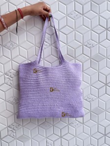 Nueva Colección de Bolsos de Playa Hechos a Mano, de Crochet y Macramé, Estilo Bohemio Vintage, Bolso de Hombro para Mujer, Elegante, Inspirado en la Hierba Marina - Product Image 4