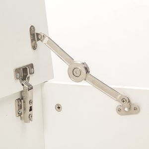 Portabagagli in legno con ascensore bianco - Product Image 1