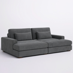 Luxury Classic Solid <b>Wood</b> Living Room Furniture Sofa Hotel Villa Customized Size and Color Factory Directly Sale - Product Image 1
