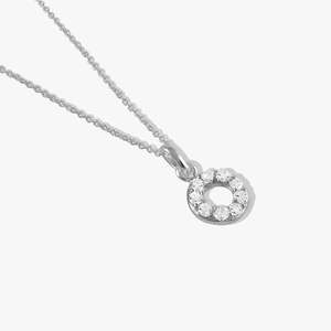 Women's <b>Solid</b> 925 Sterling Silver Ethnic Necklace Fine Jewelry Natural White Topaz Moissanite Faceted Cut Gemstones Fine <b>Pendant</b> - Product Image 1