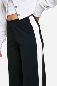 Pantalon de sport en gros en stock pour hommes, coupe droite, en coton et polyester, avec logo imprimé et brodé, style streetwear - Product Image 6