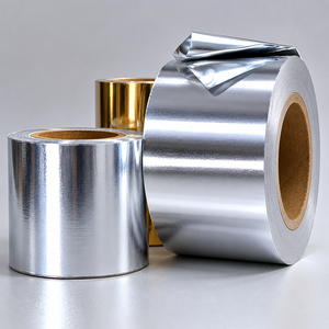 Feuille d'aluminium gaufrée EcoRev en feuille d'argent, de qualité alimentaire, en alliage 8011 à tempérament doux, pour cigarettes et usage général, vente en gros - Product Image 1