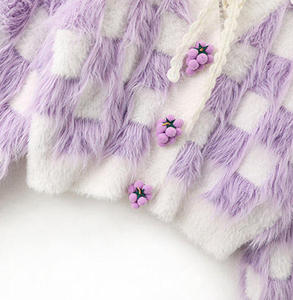 Pull en polyester/coton VIBE SEWN pour femme, style col en dentelle, manches régulières, décontracté, anti-boulochage, respirant, séchage rapide, pour l'hiver et le quotidien - Product Image 4