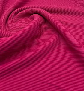 Multiple, as per requirement Pink Ribbed Jersey Fabric Medium Weight Knitted Polyester Cotton <b>Blend</b> Stretch Apparel Sportswear - Product Image 3