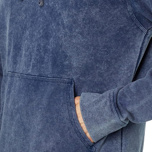 Nuevas sudaderas con capucha de algodón transpirable para hombre, con lavado ácido, bajo MOQ, producto de invierno, sudaderas con capucha personalizadas con lavado ácido para hombre - Product Image 6