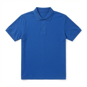 Fabricant de polos à manches courtes en coton respirant de couleur unie pour hommes, commande en gros - Product Image 4