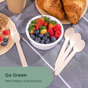 360 Count Disposable Cutlery Extra Heavy Duty Clear Plastic <b>Forks</b> BPA Free Heat Resistant Solid and Durable Bulk Packaged - Product Image 1