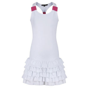 Robe de tennis respirante grande taille pour femme de haute qualité, avec logo personnalisé thermocollé sur le devant, séchage rapide et évacuation de l'humidité - Product Image 6