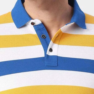 Men's Striped Short Sleeve <b>Polo</b> <b>Shirt</b> Knitted Casual <b>Blue</b> Yellow White Pattern Regular Fit Latest Design Men's <b>Polo</b> <b>Shirts</b> 2026 - Product Image 6