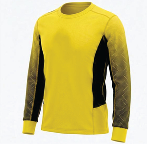 Camiseta de portero de fútbol sublimada personalizada, transpirable, con diseño de logotipo personalizado, manga larga, ropa deportiva de poliéster de alta calidad - Product Image 4