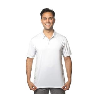 Hommes été nouveau décontracté à manches courtes mince pour POLO chemise séchage rapide respirant rétractable couleur unie brodé extérieur - Product Image 1